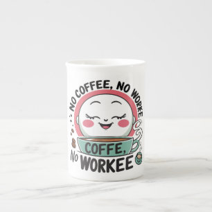Tasse zur China "Funny Bone" für Kaffeeliebhaber