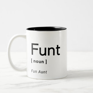 Tasse zur Definition von Funts | Witziges Geschenk