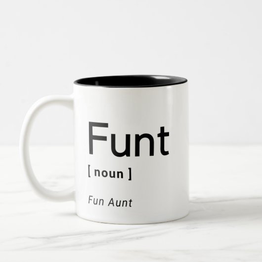 Tasse zur Definition von Funts | Witziges Geschenk (Links)