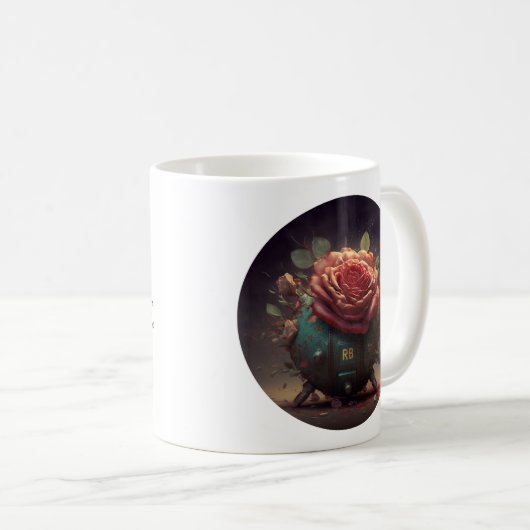 Tasse zur Definition von Rosenbomben (VorderseiteRechts)