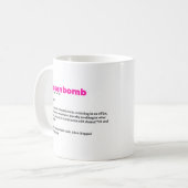 Tasse zur Definition von Rosenbomben (Vorderseite Links)