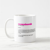 Tasse zur Definition von Rosenbomben (Links)