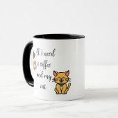 Tasse zur Kaffee- und Cat Keramik (Vorderseite Links)