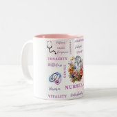 Tasse zur Keramik des Krankenversicherungssystems (Vorderseite Links)