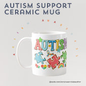 Tasse zur Keramik von Autismus