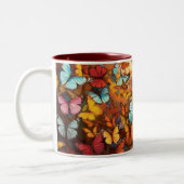 Tasse zur Keramik von Butterfly-Design-Augen (Links)