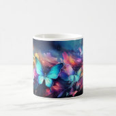 Tasse zur Keramik von Schmetterlingsdesign (Mittel)