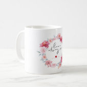 Tasse zur Liebe der Flora und Fauna - "Liebe immer (Vorderseite Links)