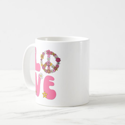 Tasse zur Liebe des Friedens (Vorderseite Links)