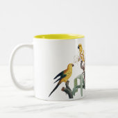 Tasse zur Liebe von Vögeln (Links)