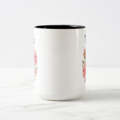 Tasse zur personalisierten Blume - Individuelle Na (Mittel)