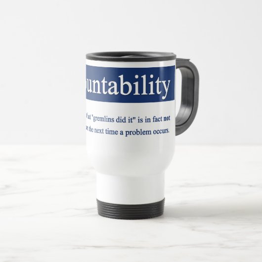 Tasse zur Rechenschaftspflicht (VorderseiteRechts)