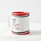 Tasse zur Reparatur von beruflichem Auto (Vorderseite Links)