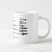Tasse zur Sammlung von Feuerwaffen (Rechts)