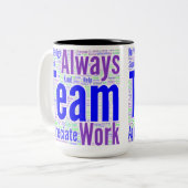 Tasse zur Teamarbeit (Vorderseite Links)