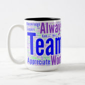 Tasse zur Teamarbeit (Links)
