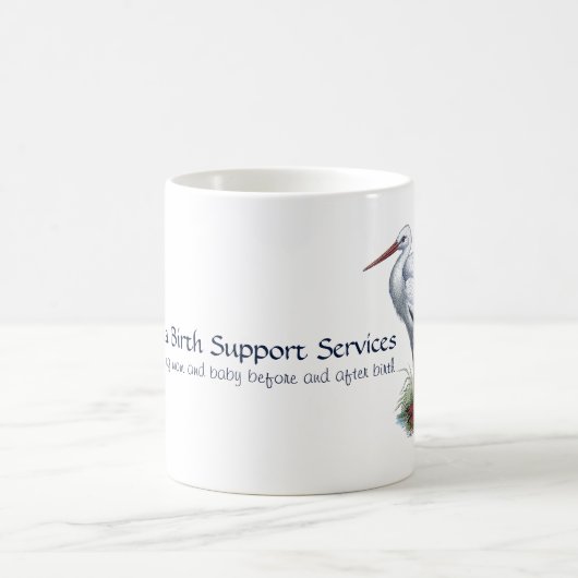 Tasse zur Werbeaktion von Hebammen oder Doula (Mittel)