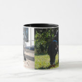 Tasse Zwei-Bild Schablone (Zentrum)