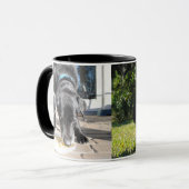Tasse Zwei-Bild Schablone (Vorderseite Links)