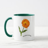 Tasse - Zwei Calendula-Blume (Links)