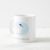 Tasse: Zwei Schwäne schwimmen Kaffeetasse (Vorderseite Links)