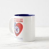 Tasse Zwei-Ton die Abteilung USCG Mamas (Vorderseite Links)