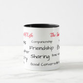 Tasse-Zwei-Tone-Der Reiz des Lebens Tasse (Zentrum)