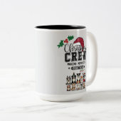 Tasse Zwei Töne Weihnachten Crew (VorderseiteRechts)