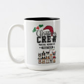 Tasse Zwei Töne Weihnachten Crew (Links)