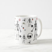 Tasse zwischen Skeletten (VorderseiteRechts)
