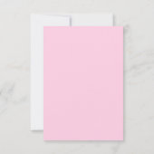 Tassel & Bow Pink & Red Class von 2025 Abschluss Dankeskarte (Rückseite)