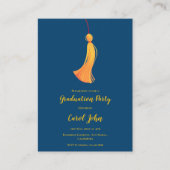 Tassel Foto 2025 Graduation Party Mini Einladung (Vorderseite)