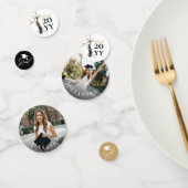 Tassel Gold Bow Graduation Party Custom Grad Photo Konfetti (Gruppe)