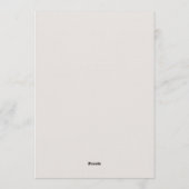 Tassel Grad Announcement with Photo Einladung (Rückseite)