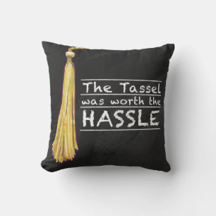 Tassel Hassle Silver Kissen