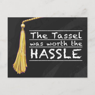 Tassel Hassle Silver Postkarte