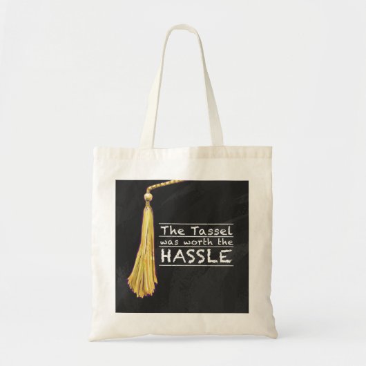 Tassel Hassle Silver Tragetasche (Vorne)