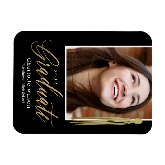 Tassel Pride Abschluss Ankündigung Magnet (Horizontal)