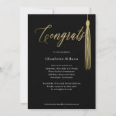 Tassel Pride Abschluss Einladung (Rückseite)