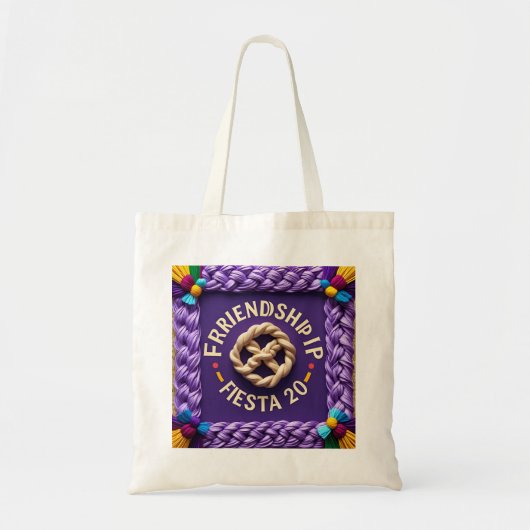Tassel Raffia Fiesta Tragetasche (Vorne)