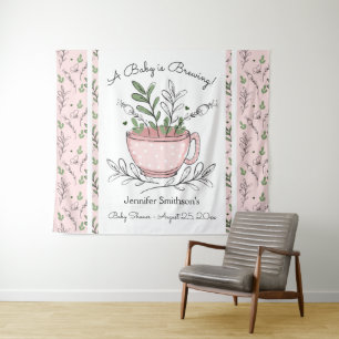 Tassel-Tee-Tassen-Baby-Party-Tapete Wandteppich