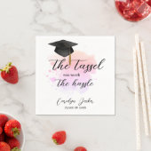 Tassel war der Hassle-Abschluss wert Serviette (Beispiel)