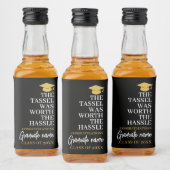 Tassel war der Hassle wert - Moderner Abschluss Alkoholflaschenetikett (Flaschen)