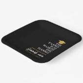 Tassel war der Hassle wert - Moderner Abschluss Pappteller (Gewinkelt)