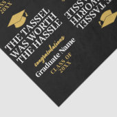 Tassel war der Hassle wert - Moderner Abschluss Seidenpapier (Ausschnitt)