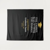 Tassel war der Hassle wert - Moderner Abschluss Wandteppich (Vorderseite (Horizontal))