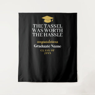 Tassel war der Hassle wert - Moderner Abschluss Wandteppich