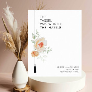 Tassel war der höllische Wasserfarben-Abschluss we Poster