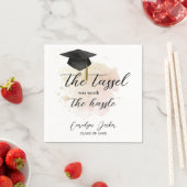Tassel Worth Hassle Abschluss Serviette (Beispiel)