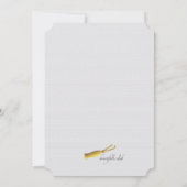 Tassel Worth the Hassle Abschluss Einladung (Rückseite)